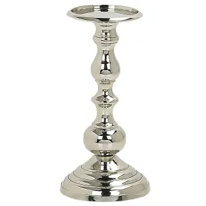 Candle Holder BUSAT Metal Silver