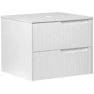 Bathroom Wall Mounted Cabinet 60 x 52 cm White QUINTELA