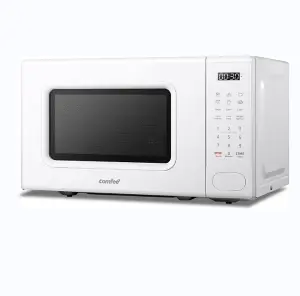 Comfee 700W 20L Countertop Microwave Oven with LED Display and Touch Control,White