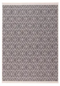 Duo Weave Collection Outdoor Rugs in Diamonds Design