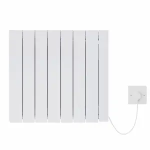 Right Radiators 7FIN 2000W Ceramic Radiator Electric Smart Heater WIFI Control Wall Mounted Portable Timer