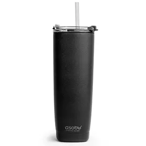 Aqualina Stainless Steel Insulated Tumbler 600ml Black