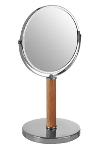 Maison by Premier Cassini Iron And Rubberwood Table Mirror