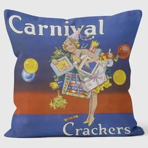 Christmas Carnival Crackers - Christmas Cushion