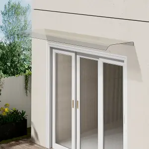 Awning for Door Window Exterior Front Door Overhang Awning Window Door Cover for Rain Sunlight Protection 160 x 50 cm