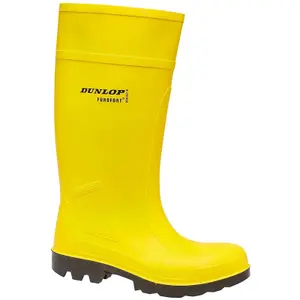 Dunlop Purofort Professional Full Safety Wellington Yellow