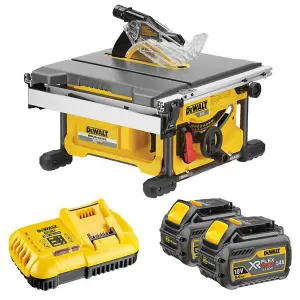 Dewalt DCS7485T2 54v XR FlexVolt Cordless Portable Table Saw 2 x 6.0ah Batteries