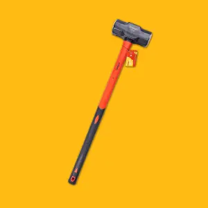 Amtech A2160 4.5kg (10lb) Sledge hammer with long fibreglass shaft