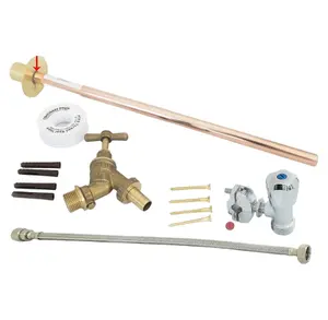 FixTheBog™ Professional 350mm Outdoor Garden DIY Tap Kit Self Cut Fit Brass