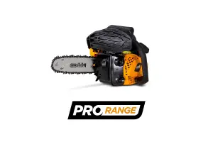 Feider FELPRO25 Top-Handle Petrol Arborist's Chainsaw - 25cm Guide Bar, 25.4cc Engine, Lightweight, Anti-Vibration