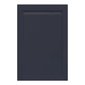 GoodHome Garcinia Integrated handle Matt navy blue Shaker Tall wall Cabinet door (W)600mm (H)895mm (T)20mm