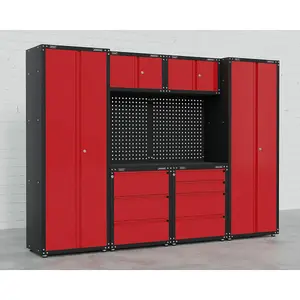 Sealey American Pro 2.6m Modular Storage System 665mm - Red APMS80COMBO2