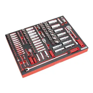 Sealey Tool Chest14 Drawer Ball Bearing Slides Red 446 Pcs Tool Kit TBTPCOMBO1