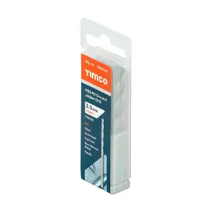 Timco - Ground Jobber Drills - HSS M2 (Size 3.5mm - 10 Pieces)