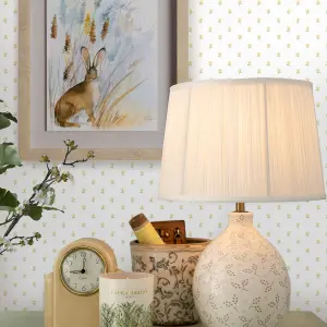 Laura Ashley Wood Violet Ochre Kids Smooth Wallpaper