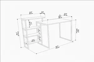 Decorotika Rino Computer Desk Study Desk