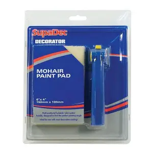 SupaDec Decorator Mohair Paint Pad With Handle Blue (One Size)