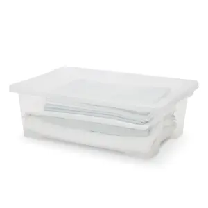 Form Kaze Clear 29L Medium Plastic Stackable Storage box