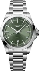 Longines Conquest 41mm Mens Watch Green L38304026 41mm - Longines Watches