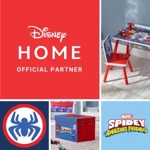 Marvel Spidey and His Amazing Friends Kids Table and Chair Set - Activity Table for Toddlers with Lift-Up Tabletop & Chalkboard