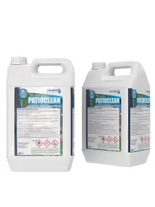 PatioClean Patio Cleaner Driveway & Block Paving Cleaner 2 x 5 Litres