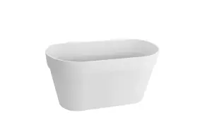 Elho Loft Urban Green Wall Duo 28cm Plastic Plant Pot in White