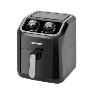 Geepas  5L Digital Air Fryer with Vortex Rapid Air Circulation technology LED Touchscreen & Non-Stick Basket