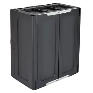 Keter Magix Storage Cabinet - Anthracite - 76cm x 47cm x 90.5cm