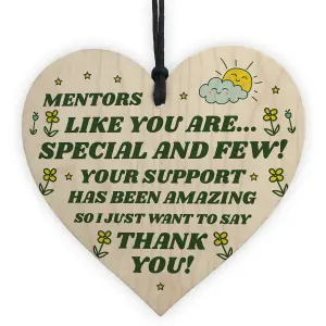 Special Thank You Friend Gift Wood Heart Mentor Gift Poem Teacher Gift Friend Plaque