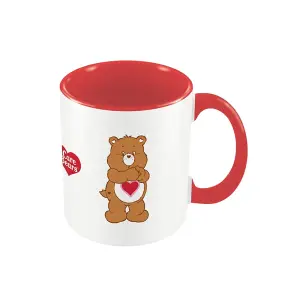 Care Bears Live Laugh Hug Inner Two Tone Tenderheart Bear Mug Red/White (One Size)