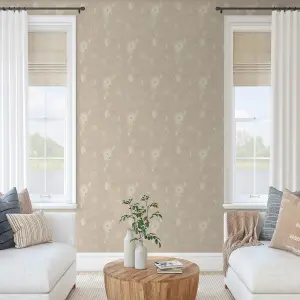 36302 Bilbury Beige Opus Wallpaper by Holden Decor