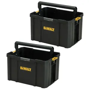 Dewalt DWST1-71228 Tstak Tool Carry Open Tote Tool Box Carrier - Twin Pack