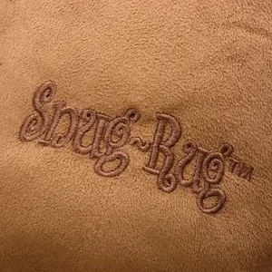 Snug Rug Sherpa Soft Faux Suede Blanket with Sleeves Sleeved Blankets 270gsm - Brown