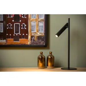 Lucide Philon Modern Table Lamp 13cm - LED Dim. - 1x4,5W 3000K - Black