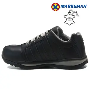 Size 8 Mens Ladies Leather Safety Shoes Boots Work Steel Toe Cap Trainers Ankle Womens