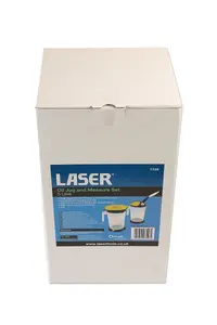 Laser Tools 7126 2pc Oil Jug and Measuring Set 5 Litre