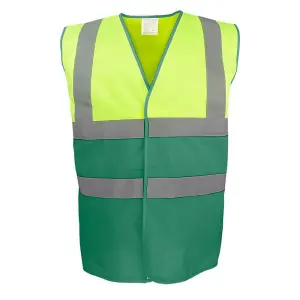 Yoko Unisex Adult Two Tone Hi-Vis Vest