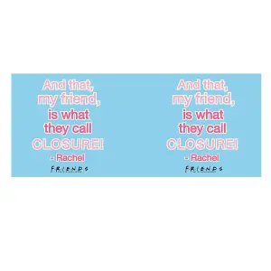 Friends Rachel Quote Mug White/Blue (One Size)