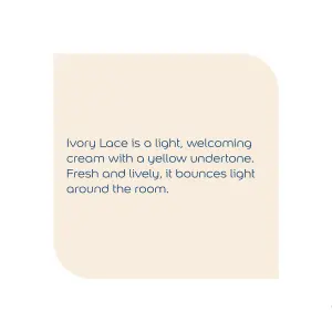 Dulux Standard Ivory lace Matt Emulsion paint, 30ml