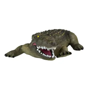 BWNH Large Crocodile Toy Soft Stuffed Rubber Alligator Toy Realistic Details Gift for Boys Girls Toddlers Kids 22" (55 cm)