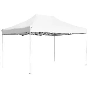 Berkfield Professional Folding Party Tent Aluminium 4.5x3 m White