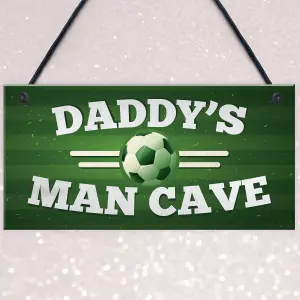 Red Ocean Dad Daddy's Man Cave Signs And Plaques Football Shed Sign Door Wall Plaque Grandad Sign Gift