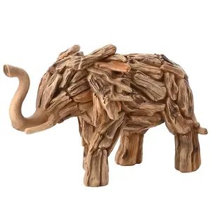 Naturecraft Resin Driftwood Collection Elephant Figurine