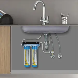 Hommix Verona Chrome 3-Way Tap (Triflow Filter Tap)