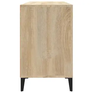 Berkfield Shoe Cabinet Sonoma Oak 102x36x60 cm Engineered Wood