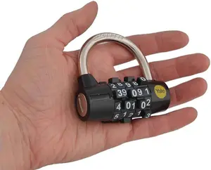 Yale Combination Padlock 48mm Black - Y160/48/123/1