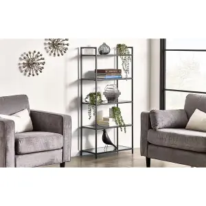 Premium Smoked Glass Tall Bookcase