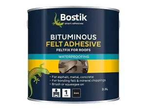 Bostik 30811934 Bituminous Felt Adhesive 2.5 litre BST164024