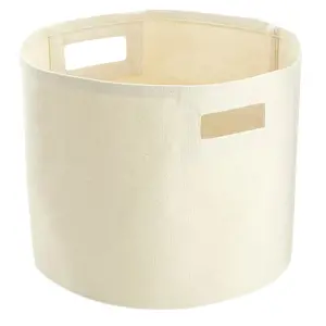 Westford Mill Canvas Storage Basket Natural (L)