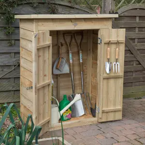 Forest Garden 600L Tongue & groove Pent Garden storage 1215mm 1080mm